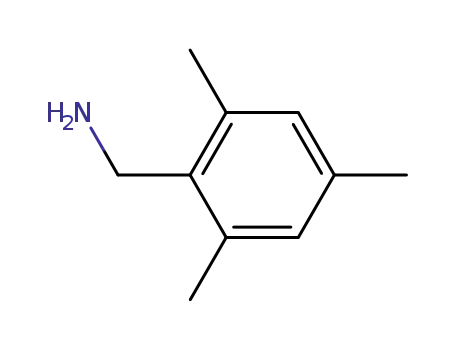 Molecular Structure of 40393-99-5 (2,4,6-Trimethylbenzylamine)