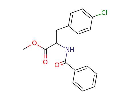 DL-Phenylalanine, N-benzoyl-4-chloro-, methyl ester