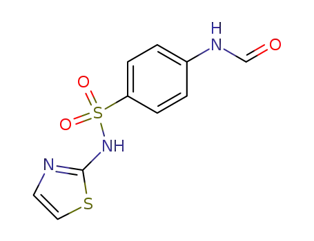 Molecular Structure of 786-25-4 (N4-Formyl-N1-thiazol-2-ylsulphanilamide)