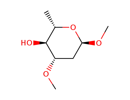 Molecular Structure of 4166-79-4 (methyl α-L-oleandropyranoside)