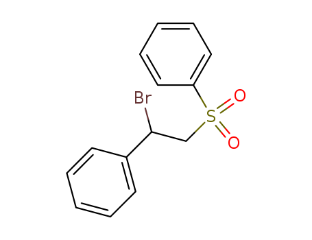 Benzene,[(2-bromo-2-phenylethyl)sulfonyl]- cas  2643-39-2