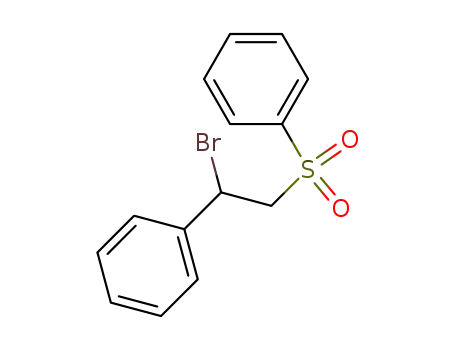 Molecular Structure of 2643-39-2 ([(2-bromo-2-phenylethyl)sulfonyl]benzene)