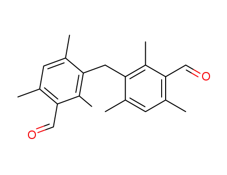 Molecular Structure of 134284-57-4 (dimesitylmethane-3,3'-dicarbaldehyde)