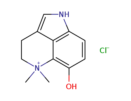 6-hydroxy-5,5-dimethyl-1,3,4,5-tetrahydro-pyrrolo[4,3,2-<i>de</i>]quinolinium; chloride