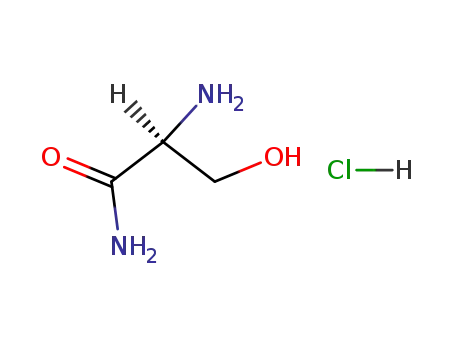 Molecular Structure of 65414-74-6 (L-Serinamide hydrochloride)