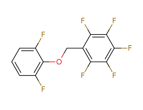 Molecular Structure of 151503-36-5 (1-(2,6-Difluoro-phenoxymethyl)-2,3,4,5,6-pentafluoro-benzene)