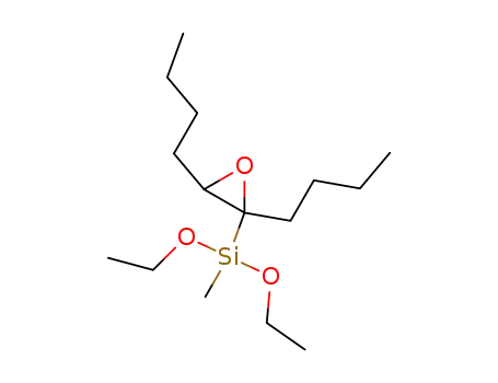 (2,3-Dibutyl-oxiranyl)-diethoxy-methyl-silane