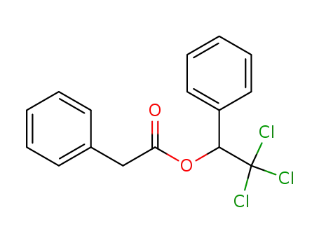 Molecular Structure of 65416-22-0 (2,2,2-trichloro-1-phenylethyl phenylacetate)