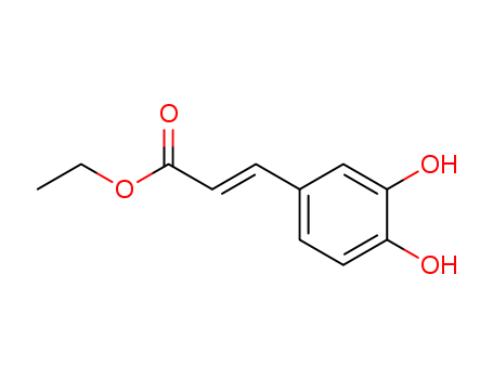 Ethyl 3-(3,4-dihydroxyphenyl)acrylate 102-37-4