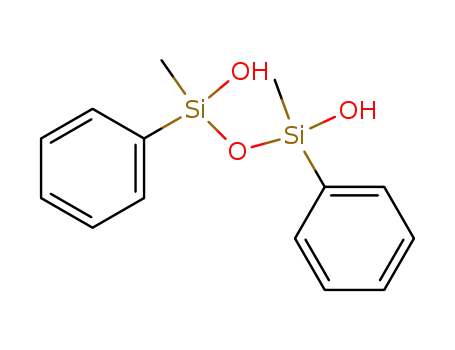 Molecular Structure of 3089-06-3 (1,3-Disiloxanediol, 1,3-dimethyl-1,3-diphenyl-)