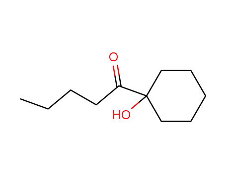 Molecular Structure of 16108-63-7 (1-Pentanone, 1-(1-hydroxycyclohexyl)-)
