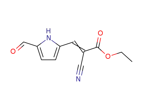 ethyl 2-cyano-3-(5-formyl-1H-pyrrol-2-yl)-acrylate