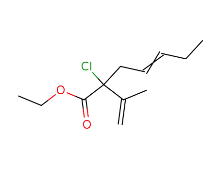 (Z)-2-Chloro-2-isopropenyl-hept-4-enoic acid ethyl ester