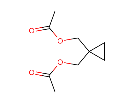 Molecular Structure of 148420-14-8 ({1-[(acetyloxy)methyl]cyclopropyl}methyl acetate)