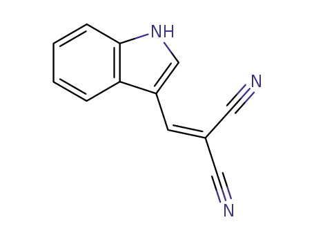 Molecular Structure of 75629-62-8 ((1H-INDOL-3-YLMETHYLENE)MALONONITRILE)