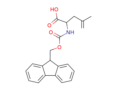 Molecular Structure of 131177-58-7 (Fmoc-4,5-didehydro-DL-leucine)