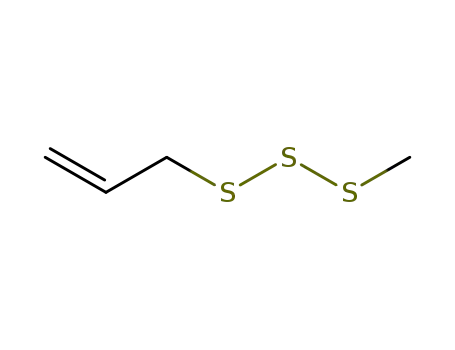 Molecular Structure of 34135-85-8 (Methyl allyl trisulfide)