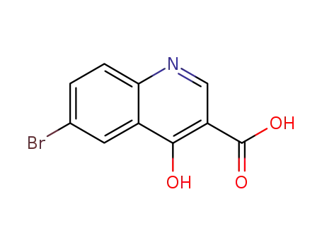 Molecular Structure of 98948-95-9 (6-BROMO-4-HYDROXYQUINOLINE-3-CARBOXYLIC ACID)