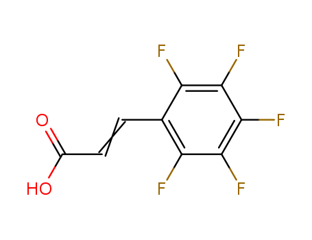 2,3,4,5,6-pentafluorocinnamic acid  CAS NO.719-60-8
