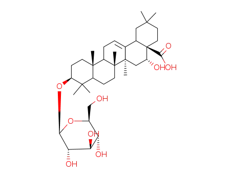 Molecular Structure of 78285-90-2 (ECHINOCYSTIC ACID-3-GLUCOSIDE)