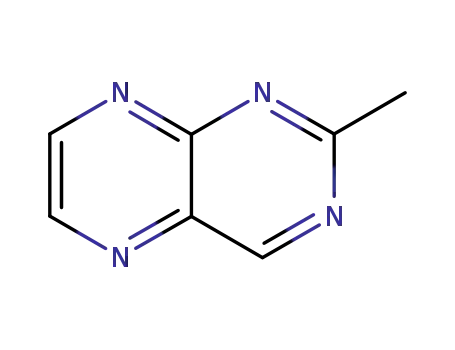Molecular Structure of 2432-20-4 (Pteridine, 2-methyl- (7CI,8CI,9CI))