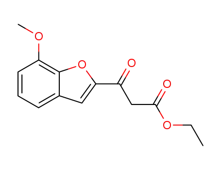 3-(7-Methoxy-benzofuran-2-yl)-3-oxo-propionic acid ethyl ester