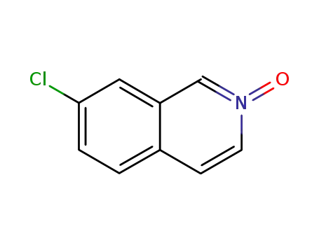 Molecular Structure of 70810-26-3 (7-chloroisoquinoline 2-oxide)