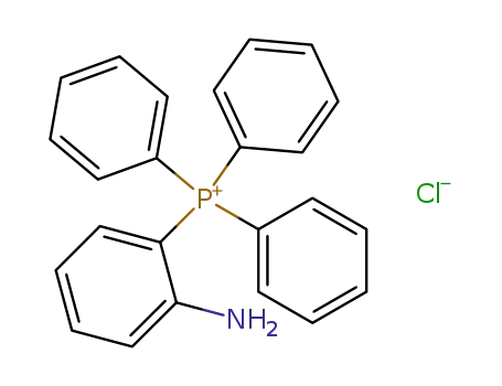 Molecular Structure of 124843-09-0 (Phosphonium, (2-aminophenyl)triphenyl-, chloride)