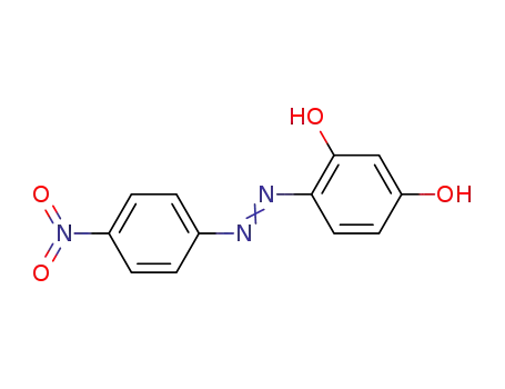 Molecular Structure of 74-39-5 (4-(4-NITROPHENYLAZO)RESORCINOL)
