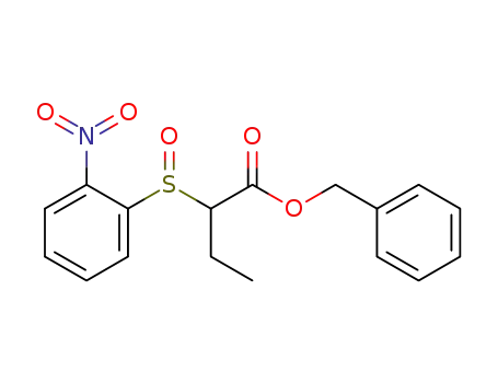 benzyl 2-(2-nitrophenylsulfinyl)butanoate
