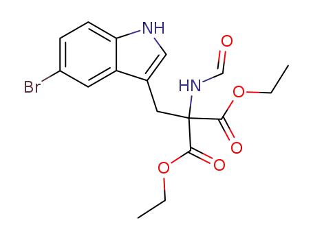 (5-bromo-indol-3-ylmethyl)-formylamino-malonic acid diethyl ester