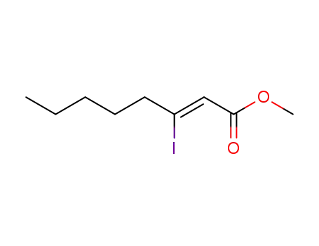 Molecular Structure of 160729-74-8 (methyl (2Z)-3-iodooct-2-enoate)