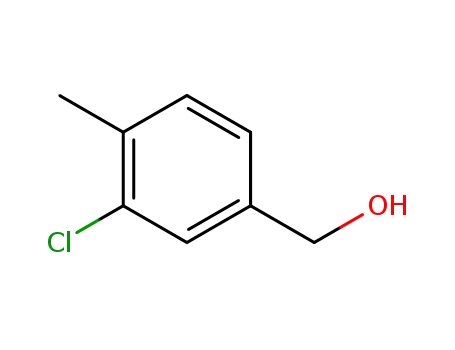 Molecular Structure of 39652-32-9 (3-CHLORO-4-METHYLBENZYL ALCOHOL)