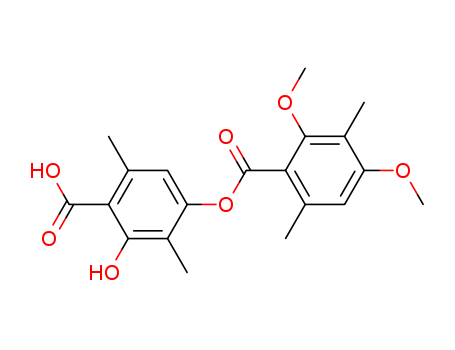 4-(2,4-dimethoxy-3,6-dimethylbenzoyl)oxy-2-hydroxy-3,6-dimethylbenzoic acid