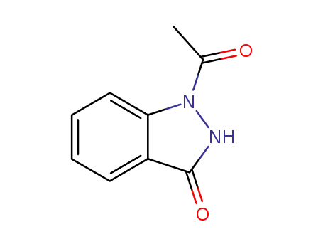 Molecular Structure of 7384-18-1 (3H-Indazol-3-one, 1-acetyl-2,3-dihydro-)