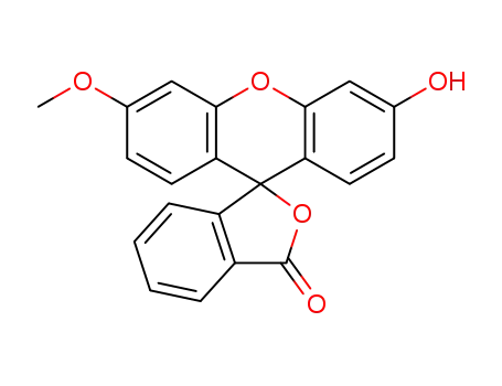 Molecular Structure of 70672-05-8 (3-O-methylfluorescein)