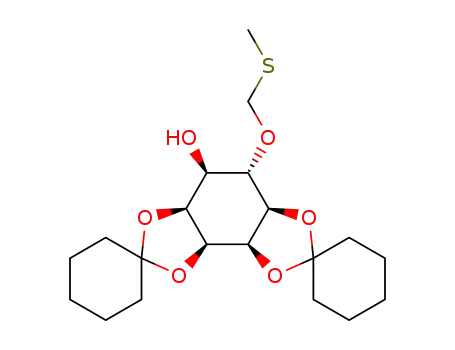 Molecular Structure of 81562-21-2 (DL-1,2:3,4-di-O-cyclohexylidene-6-O-methylthiomethyl-epi-inositol)