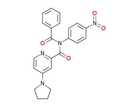 N-(4-Nitro-phenyl)-N-(4-pyrrolidin-1-yl-pyridine-2-carbonyl)-benzamide