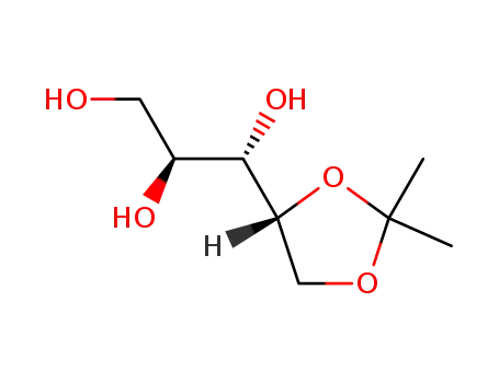 Molecular Structure of 81076-13-3 (4,5-O-isopropylidene-D-ribitol)