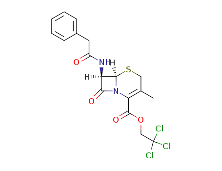 2,2,2-Trichloroethyl3-methyl-8-oxo-7-(2-phenylacetamido)-5-thia-1-azabicydo[4.2.0]oct-2-ene-2-carboxylate