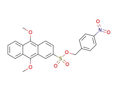 2-Anthracenesulfonic acid, 9,10-dimethoxy-, (4-nitrophenyl)methyl ester