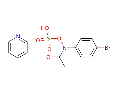 Hydroxylamine-O-sulfonic acid, N-acetyl-N-(4-bromophenyl)-, compd.
with pyridine (1:1)