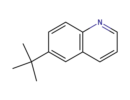 Molecular Structure of 68141-13-9 (6-TERT-BUTYLQUINOLINE)
