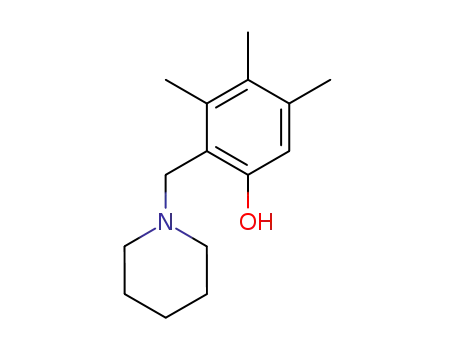 3,4,5-Trimethyl-2-piperidinomethyl-phenol