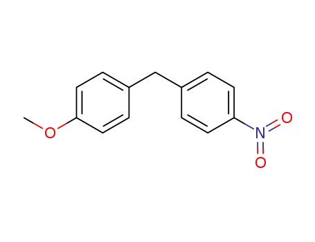 Molecular Structure of 22865-59-4 (Benzene, 1-methoxy-4-[(4-nitrophenyl)methyl]-)