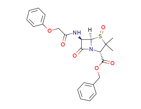 Molecular Structure of 4052-69-1 (Sulfoxide benzyl ester penoxymethylene cyllyn acid)