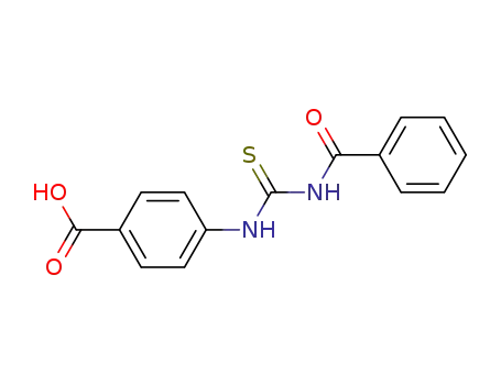 Molecular Structure of 40611-30-1 (Benzoic acid, 4-[[(benzoylamino)thioxomethyl]amino]-)