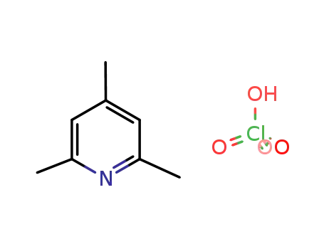 Molecular Structure of 61244-34-6 (Pyridine, 2,4,6-trimethyl-, perchlorate)