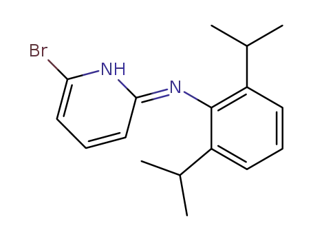 Molecular Structure of 1127647-91-9 (N-[2,6-bis(1-methylethyl)phenyl]-6-bromopyridin-2-amine)
