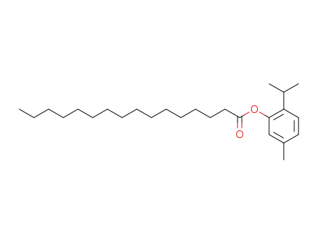 Molecular Structure of 6550-46-5 (5-methyl-2-(1-methylethyl)phenyl palmitate)